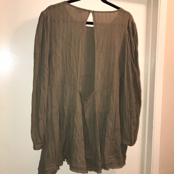American Eagle long sleeve babydoll top - Picture 2 of 6